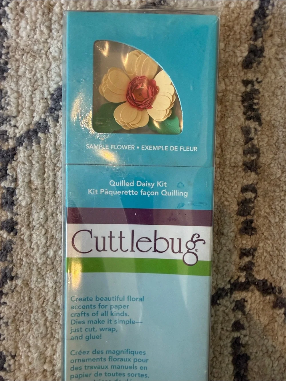Cuttlebug Quilled Flower Kits Lot of 3 NWT Paper Flowers